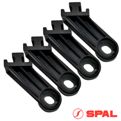 SPAL Fan Mounting Feet - 45° Right Raised Profile - Pack of 4
