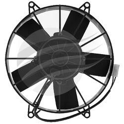 SPAL Thermo Pusher Fan - 10" - 24V - 1097 CFM - VA15-BP70/LL-39S