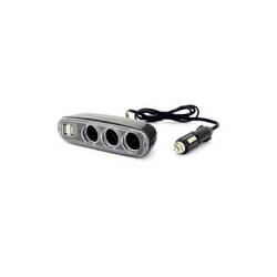 OzTrail 12V Ext Lead w/ Outlets x 3 + 2 USB