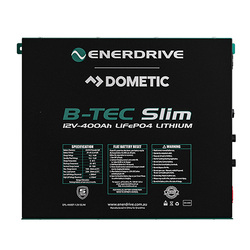 Enerdrive B-TEC 12V 400Ah Slimline Lithium Battery