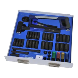 Kincrome Truck Box 42 Piece Impact Sockets & Accessories Eva Tray