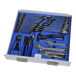 Kincrome Truck Box 35 Piece Gear Spanners, Pliers, Wrenches, Stripper & Riveter Eva Tray