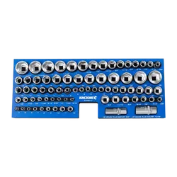 Kincrome Truck Box 74 Piece Lok-On Sockets Eva Tray