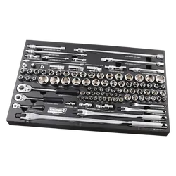 Kincrome Contour 99 Piece Lok-On Sockets & Accessories Eva Tray