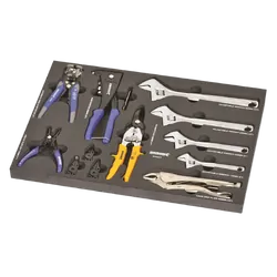 Kincrome Contour 13 Piece Pliers & Wrenches Eva Tray