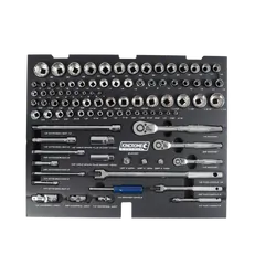 Kincrome Contour 89 Piece Sockets & Accessories Eva Tray