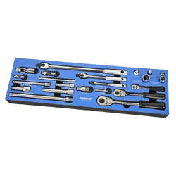 Kincrome Truck Box 22 Piece Lok-On Socket Accessories Eva Tray