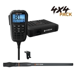 EXG3000 5-Watt Compact Fixed Mount UHF Radio with Multi-Colour LCD Display Mic - 4X4 PACK