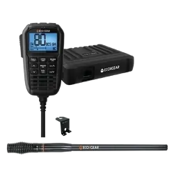 EXG3000 5-Watt Compact Fixed Mount UHF Radio with Multi-Colour LCD Display Mic - 4X4 PACK