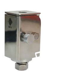 RFI Folding Bull Bar Bracket; Bright Polished