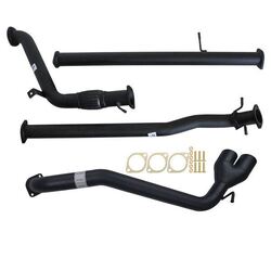 Ford Ranger PX 3.2L 9/2011 - 9/2016 3" Turbo Back Carbon Offroad Exhaust Pipe Only Side Exit Tailpipe