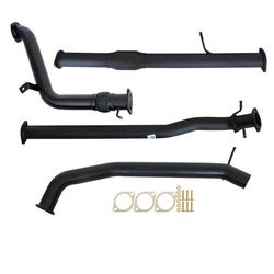 Ford Ranger PX 2.2L 9/2011 - 9/2016 3" Turbo Back Carbon Offroad Exhaust Cat No Muffler