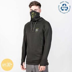 Fish Face Hoodie Charcoal