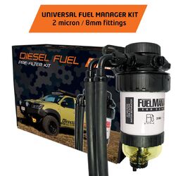8mm + 2 micron Universal Fuel Manager Final Filter Kit (FM705DPK)