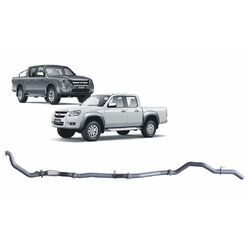 Redback Extreme Duty Exhaust for Ford Ranger (01/2006 - 08/2011), Mazda BT-50 (11/2006 - 10/2011)
