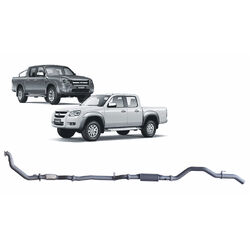Redback Extreme Duty Exhaust for Ford Ranger (01/2006 - 08/2011), Mazda BT-50 (11/2006 - 10/2011)