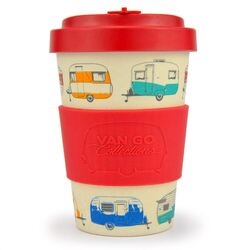 Van Go Collections Bamboo Travel Mug  400ml  Van Go Collections 'Spring' Red