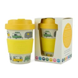 Van Go Collections Bamboo Travel Mug  300ml  The Iconic Collection  Pale Yellow