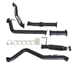 Holden Rodeo RA 3.0L 4Jj1-Tc 1/2007 - 12/2008 3" Turbo Back Carbon Offroad Exhaust With Cat And Hotdog