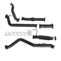 Holden Rodeo RA 3.0L 4Jj1-Tc 1/2007 - 12/2008 3" Turbo Back Carbon Offroad Exhaust With Hotdog No Cat