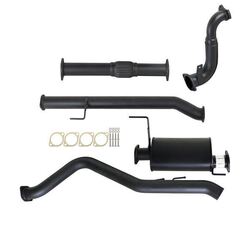 Holden Colorado RG 2.8L Duramax 6/2010 - 9/2016 3" Turbo Back Carbon Offroad Exhaust With Muffler No Cat
