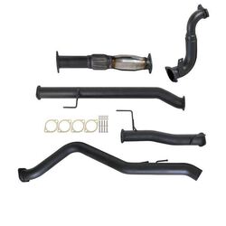 Holden Colorado RG 2.8L Duramax 6/2010 - 9/2016 3" Turbo Back Carbon Offroad Exhaust With Cat No Muffler