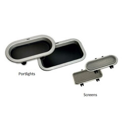 Gebo Mosquito/ Fly Screen for Portlights - Rectangular/ Rounded Screens