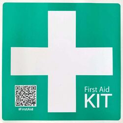 SURVIVAL Compliant Vehicle First Aid Sticker