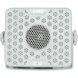 GME GS300 Marine S3 60 Watt Box Speakers White