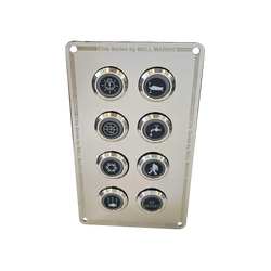 Viper 8 Gang Switch Panel With 20A Backlit Switches