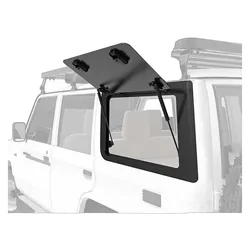 Front runner Gullwing Window / Left Hand Side Aluminium to suit Toyota Land Cruiser 76