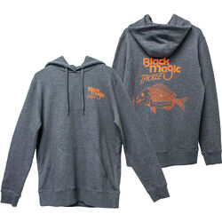 Black Magic Navigator Hoodie Grey Marle Snap Large