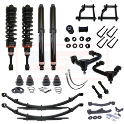 PSR TTG Shock Absorber PSR TTG 2" Lift Kit LONG TRAVEL DELUXE Extra Heavy Duty Front and Standard Duty Rear to suit Toyota Hilux N80