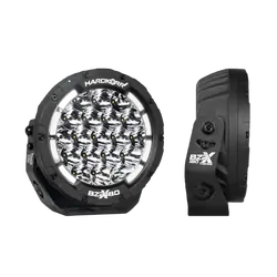 Hard Korr BZR-X Series 7" LED Driving Lights (Pair W/Harness)