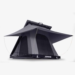 Hard Korr Single Lift Double Roof Top Tent - Grey