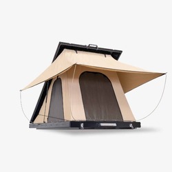 Hard Korr Single Lift Double Roof Top Tent - Khaki