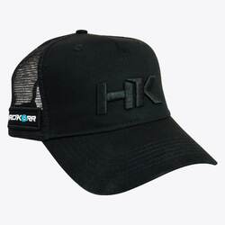Trucker Hat Twill Snapback (Black)