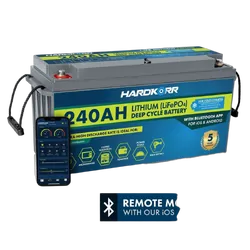 Hardkorr 240Ah Cold Climate Lithium (LiFePO4) Deep Cycle Battery w/Bluetooth