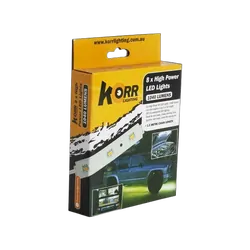 Hard Korr High Powered 8 Pack Of Lights