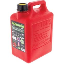 Hulk 4x4 5Lt Plastic Handy Fuel Can Red With Pourer All Type Of Fuel