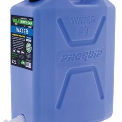 Hulk 4x4 22Lt Water Jerry Can With Tap Food Grade Hdpe Light Blue