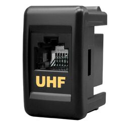 Hulk 4x4 RJ45 UHF Socket OE Rpl 24V T/S Isuzu Truck F & N Series Ambr Illum 39 X 23MM