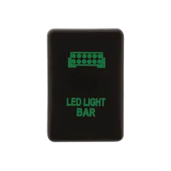 Push Button Switch For Late Toyota For Lightbar For Green