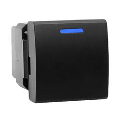 Hulk 4x4 Switch Push Button On/Off 12V Led Window to suit Prado 150 Series 2017 On Blue Illum