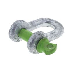 Hulk 4x4 Pkt 2 D Shackle 6Mm Rated To 500Kg Galvanised Drop Forged