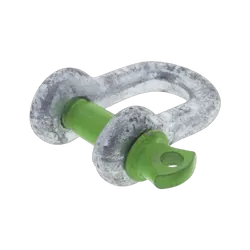 Hulk 4x4 Pkt 2 D Shackle 6Mm Rated To 500Kg Galvanised Drop Forged