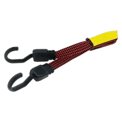 Hulk 4x4 Fat Bungee 60Cm Red 19Mm Wide Non Scratch Hook