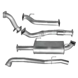 Hulk 4x4 Exhaust Kit To Suit Isuzu D-Max 4Wd 3.0L 4 Cyl 2007-10 S/St 4 Cyl