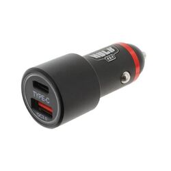 Dual Usb In Car Socket Charger For Usb Type C & Qc3.0