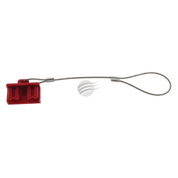 Hulk 4x4 Pkt 1 Red Plastic Cover To Suit 50Amp Connector W/ Steel Loop